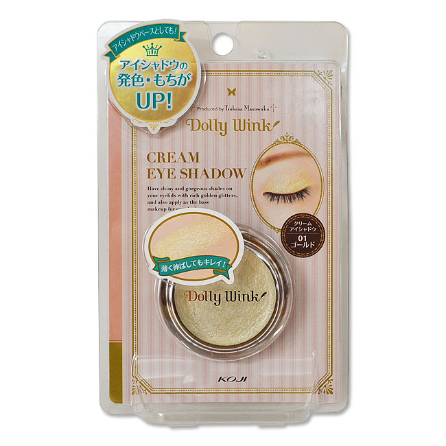 コージー ドーリーウィンク クリームアイシャドウ 2dw3760 ラメぎっしり 01 ゴールド プリンセスネイル本店
